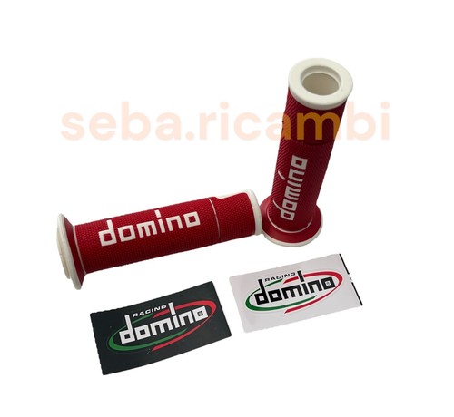 Coppia manopole domino rosso - coppia,