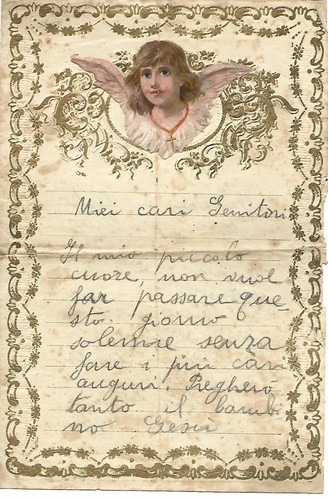 1929 letterina natale al - 1929,
