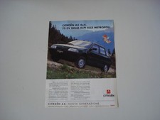 advertising Pubblicità 1993 CITROEN AX 4X4
