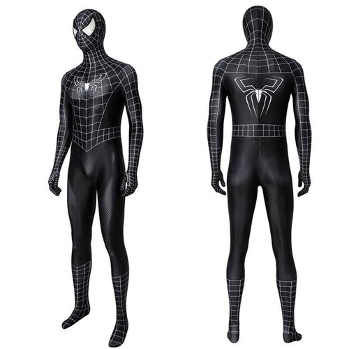 The black venom spiderman - black,