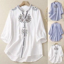 Women Linen Cotton Embroidery