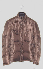 Giubbotto marrone Ciesse, piumino d'oca bianco vergine taglia 48, M