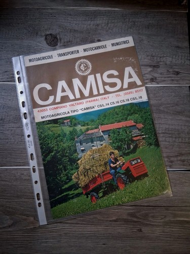 Brochure vintage motoagricola - brochure,