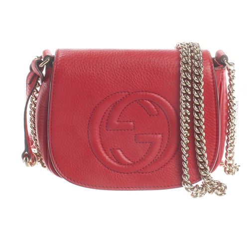 Borsa tracolla gucci rossa - borsa,