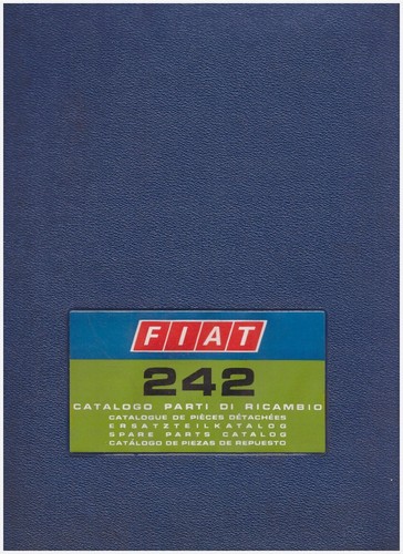 Fiat 242 catalogo - fiat,