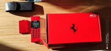 Telefono Cellulare FERRARI GSM HAGENUK + CUSTODIA RARE VINTAGE BRICK PHONE TIM