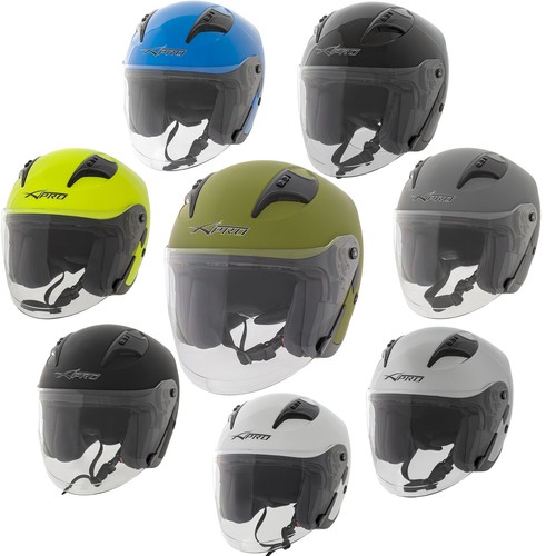 Casco jet moto aperto visiera - jet,