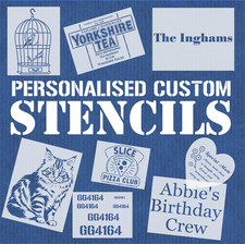 stencil personalizzato design