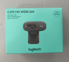 Logitech C270 Webcam HD 30FPS Microfono Integrato Videochiamate Skype Zoom Teams