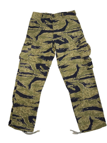 Pantaloni righe tigre oro - a,