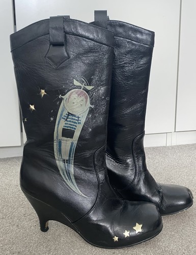 Stivali pelle astronauta space - stivali,