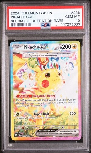 Psa pikachu 238 191 - pikachu, ex