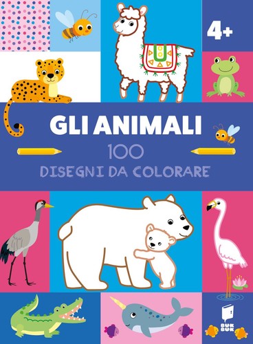 Libro animali 100 disegni - libro, animali.