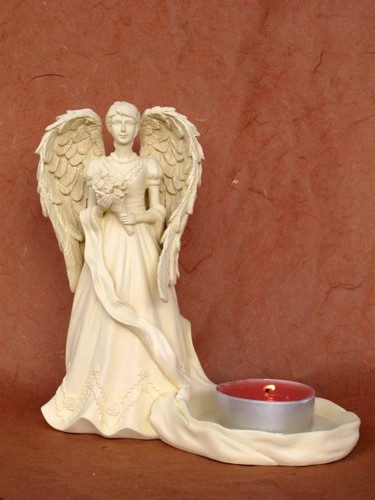 Angelo figura portacandela - figura,