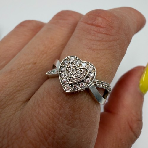 Anello cuore vintage - , argento