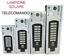 LAMPIONE STRADALE LED 500W 600W 700W 800W CON PANNELLO SOLARE CREPUSCOLARE  IP66