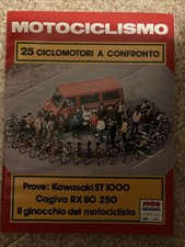 MOTOCICLISMO 1980 Giugno 25 Ciclomotori Kawasaki st 1000 Cagiva RX  250 Rally