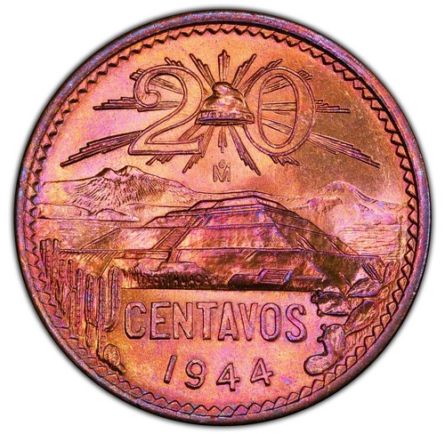 Messico 1944 20 centavos - messico,