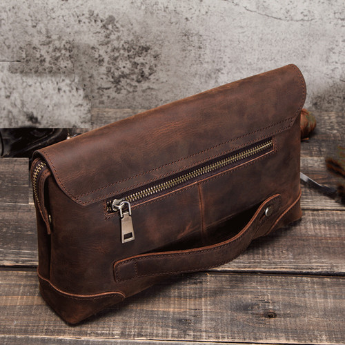 Pochette uomo pelle