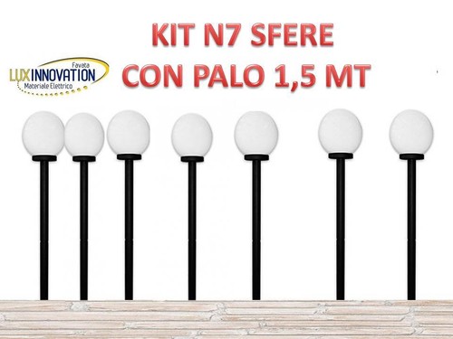 Kit sfere giardino con - n7, da