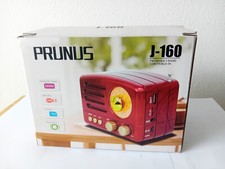 PRUNUS J-160 Radio Portatile Vintage FM/AM(MW)/SW Altoparlante Bluetooth speaker