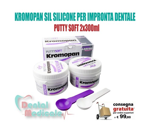 Kit silicone dentale kromopan - kit,