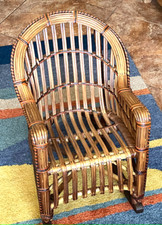 DONDOLO RATTAN vintage bambino