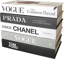 5 Pezzi Libri Decorativi