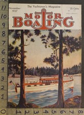 1937 MOTORE BARCA YACHT CAMP