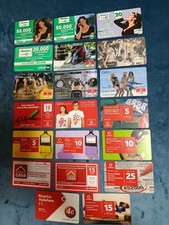 Bellissimo Lotto di Schede Ricariche Omnitel - Vodafone .