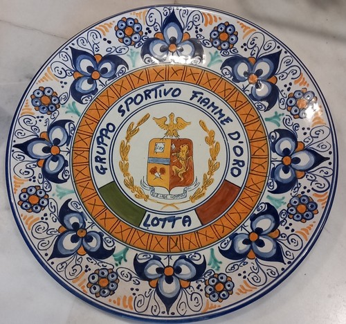 Piatto ceramica faenza - piatto, di