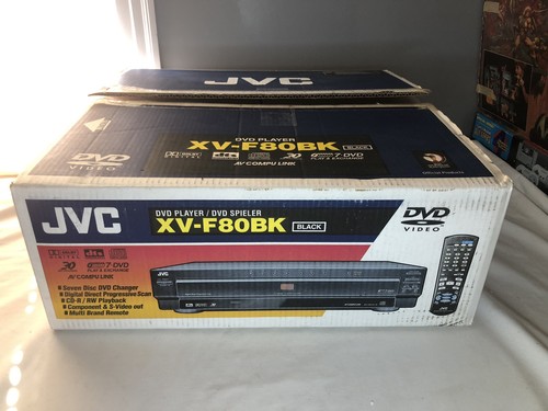 Lettore dvd jvc f80bk - xv-f80bk, 7