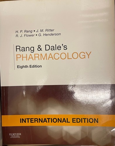 Rang and dale pharmacology - rang, dale's