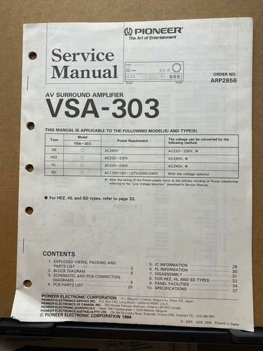 Manuale servizio originale - di,