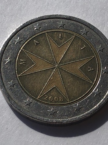 Moneta euro malta 2008 rara - euro,