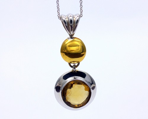 Argento sterling 18ct oro - argento,