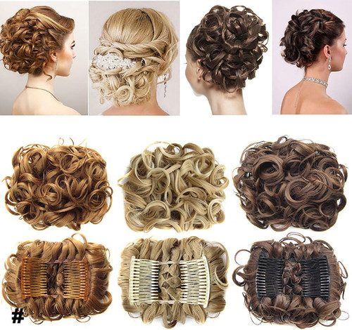 Chignon capelli ricci - capelli,