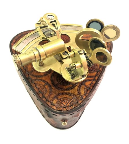 Sestante ottone funzionante - in,