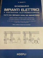 BIASUTTI SCHEMARIO ELETTRICI fuori catalogo HOEPLI 24 x 33 come nuovo intonso