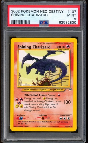 2001 pokemon shining - pokemon, charizard