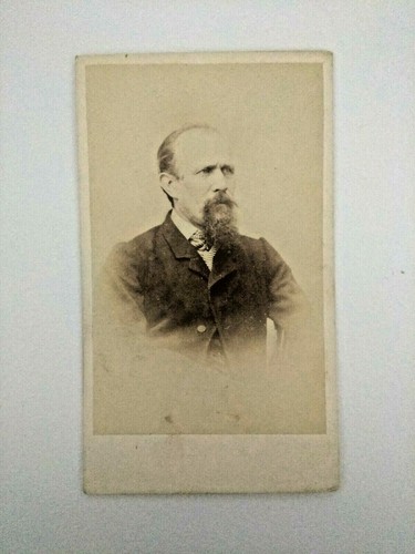 Cdv foto antica uomo con - antica, barba