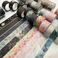 Washi Nastro Decorativo Scrapbooking Carta Adesivo Fai da Te Sticker Set S2