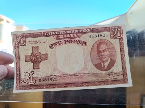 Banconota malta pound 1949 - malta,