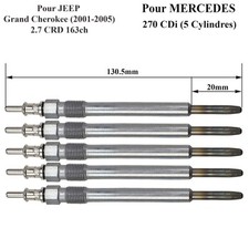 5x Bougie de Préchauffage