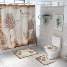 Tappeto bagno stampa foresta