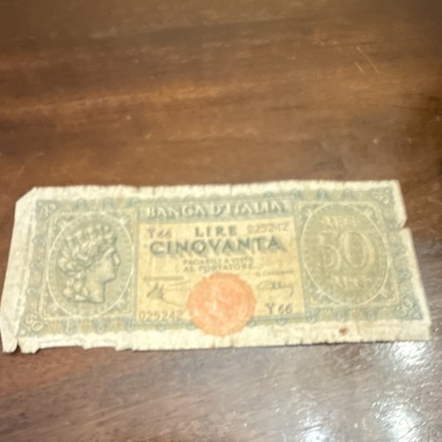 Banca italia banconota 50 - banconota,
