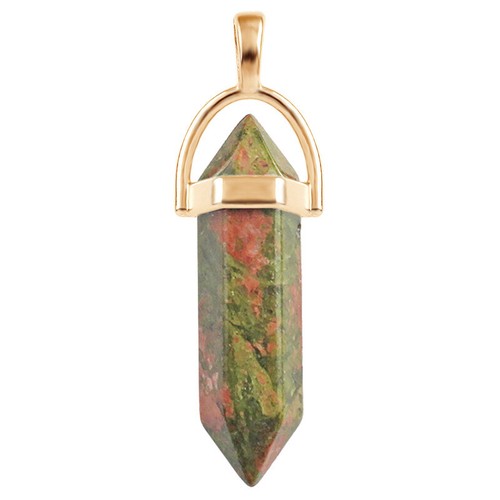 Collana gemma esagonale