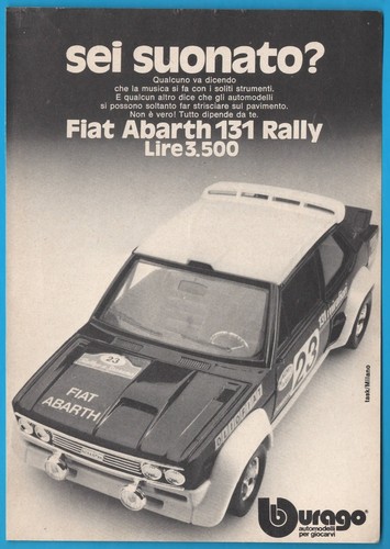 Bburago fiat 131 - fiat, 1977
