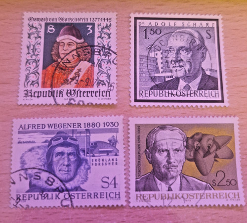 Francobolli timbrati austria - 4,