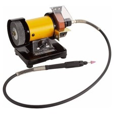 SMERIGLIATRICE DA BANCO MOLA LEVIGATRICE LUCIDATRICE ELETTRICO 300WATT 10000 RPM